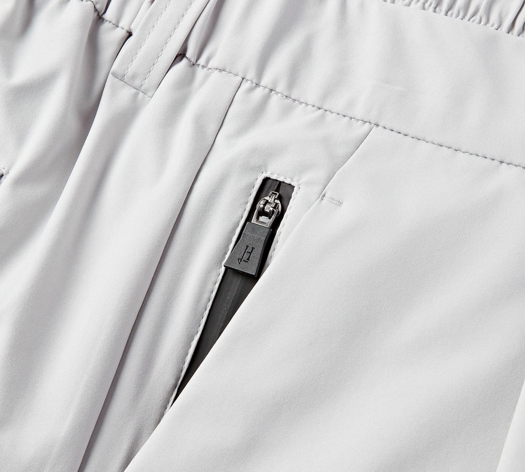 Herno - SHORT GRIS CLARO CON BOLSILLOS