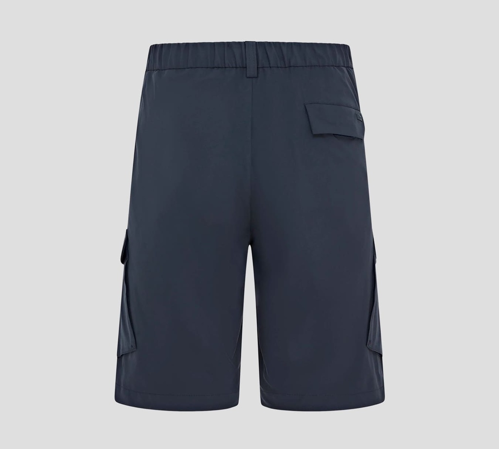 Herno - SHORT AZUL OSCURO CON BOLSILLOS