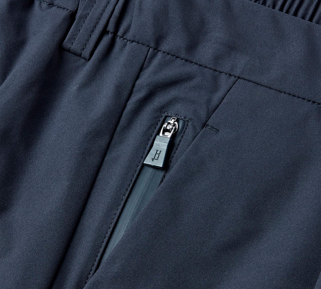 Herno - SHORT AZUL OSCURO CON BOLSILLOS