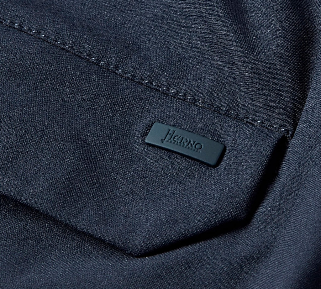 Herno - SHORT AZUL OSCURO CON BOLSILLOS