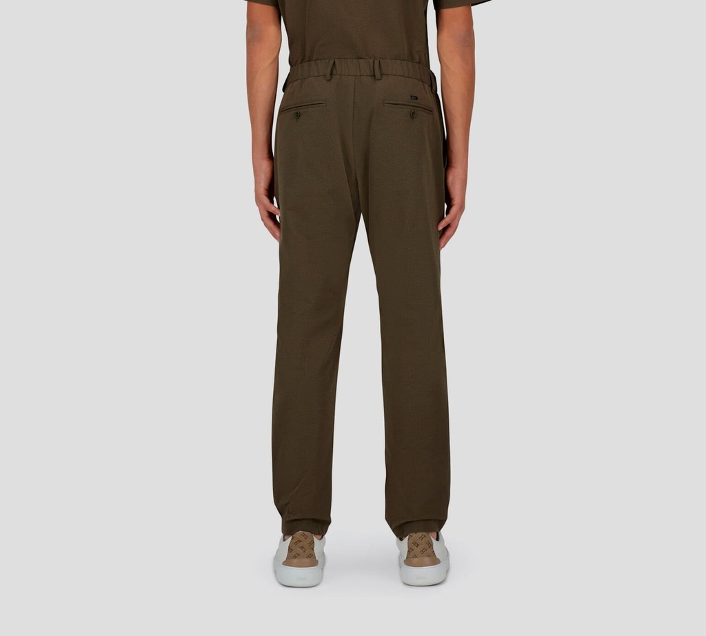 Herno - PANTALONES DE CRESGUES DE VIDOR CON DOBLE BOLSILLO Y CINTURA ELÁSTICA TRASERA