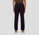 Herno - PANTALON AZUL OSCURO CON LIGA Y TRENZA DE TELA TEXTURIZADA