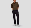 Herno - PANTALON AZUL OSCURO CON LIGA Y TRENZA DE TELA TEXTURIZADA