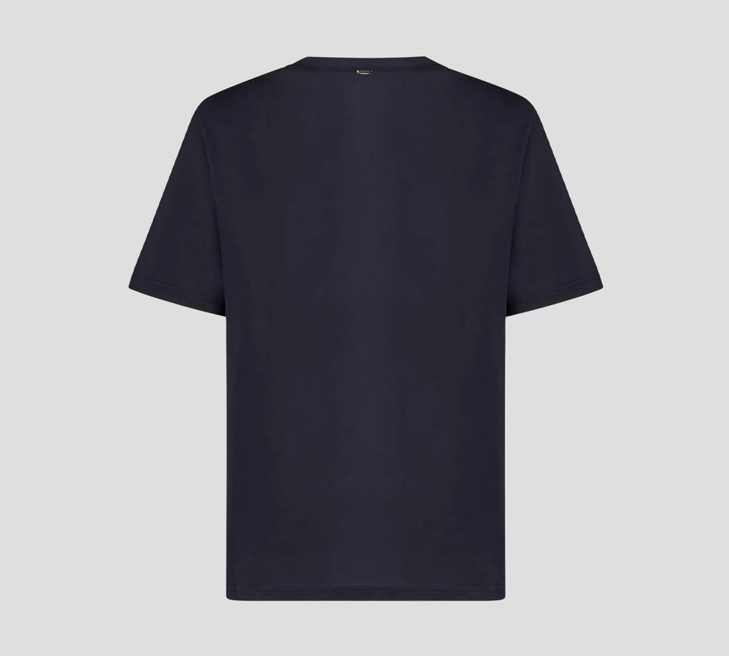 Herno - CAMISETA DE PUNTO AZUL NAVY