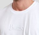 Herno - FRANELA BLANCA CON BORDADO EN EL PECHO