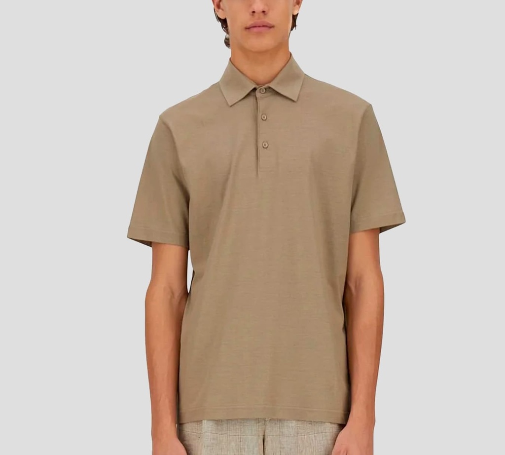 Herno - POLO MARRON CLARO