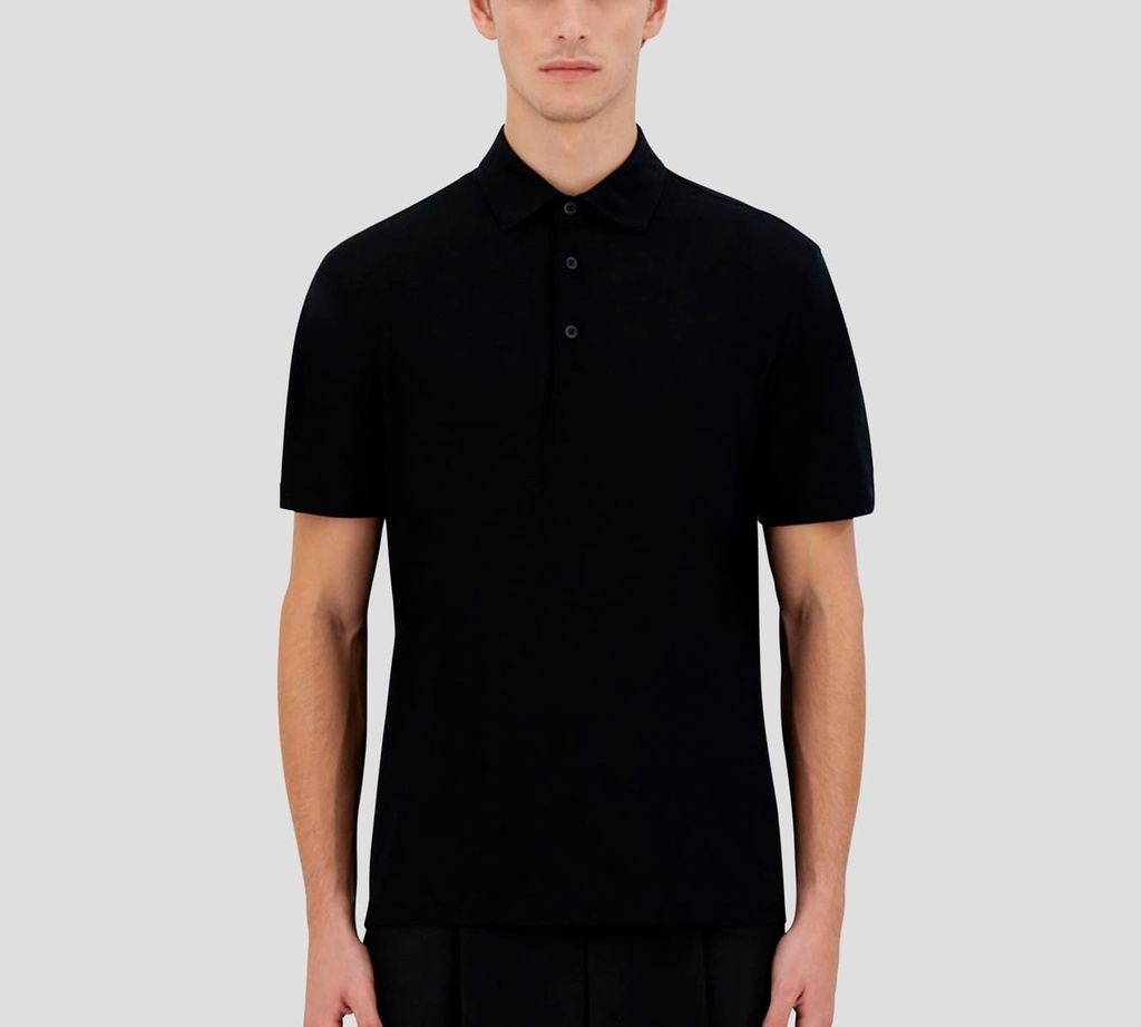 Herno - POLO EN JERSEY UNICOLOR BÁSICA