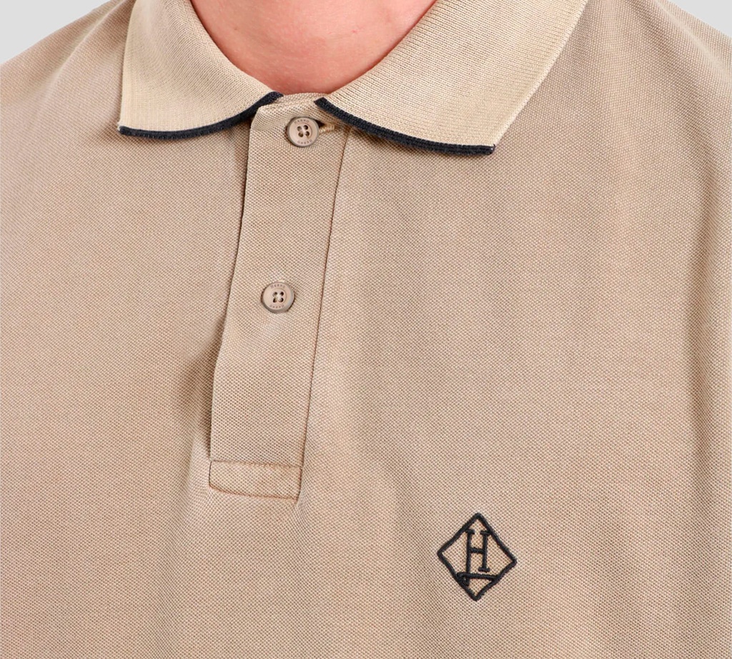 Herno - POLO DE PUNTO MARRON