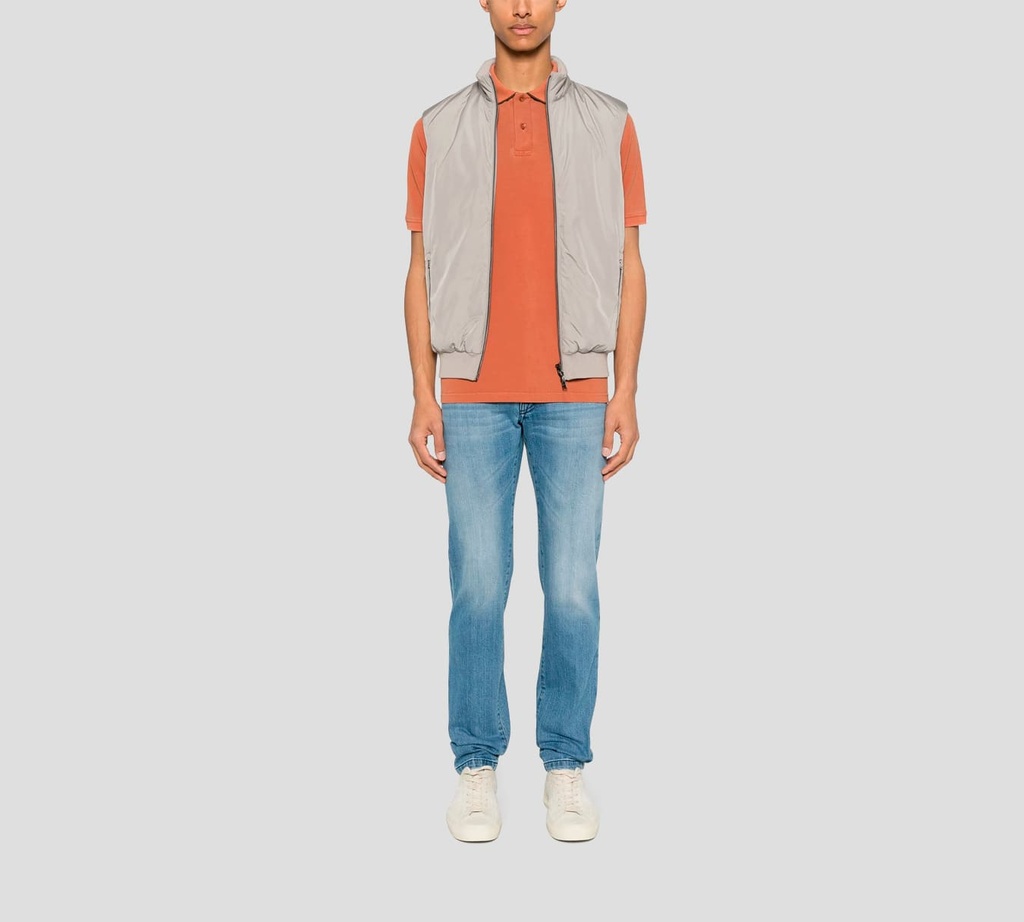 Herno - POLO DE PUNTO NARANJA