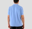 Herno - POLO DE PUNTO AZUL CLARO