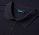 Herno - POLO AZUL OSCURO CON BORDADO H