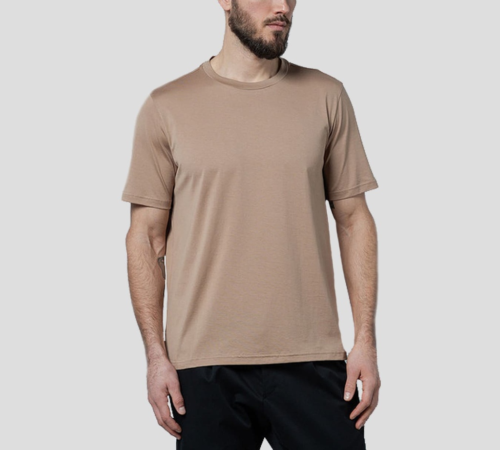 Herno - CAMISETA DE PUNTO MARRON