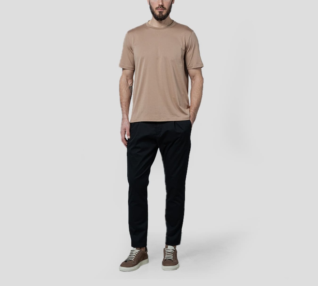 Herno - CAMISETA DE PUNTO MARRON