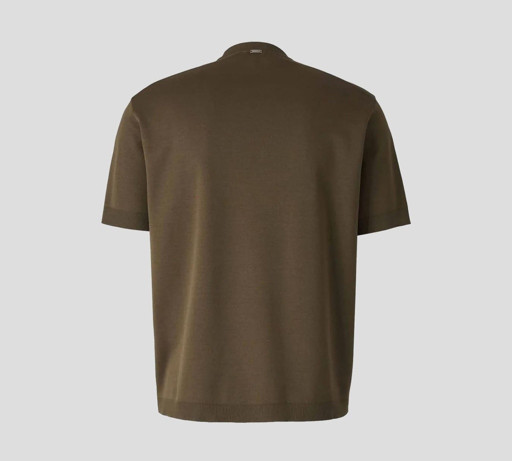 Herno - FRANELA VERDE MILITAR TELA GRUESA