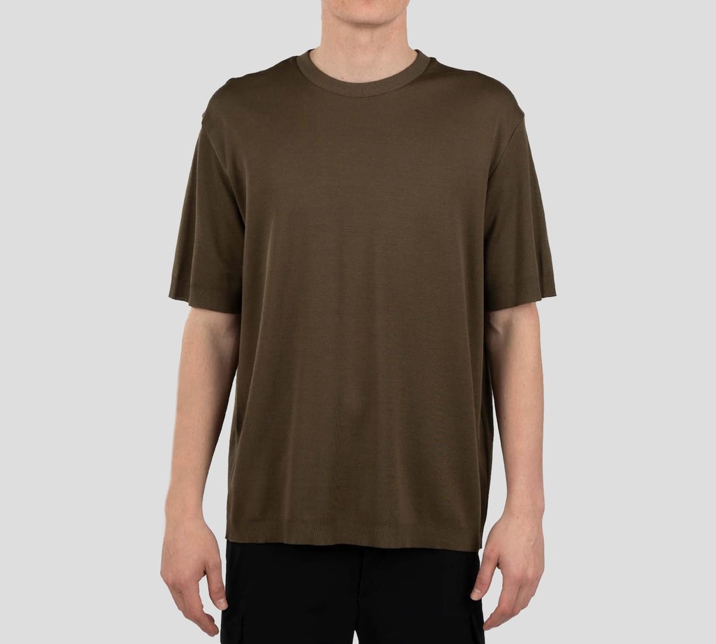 Herno - FRANELA VERDE MILITAR TELA GRUESA