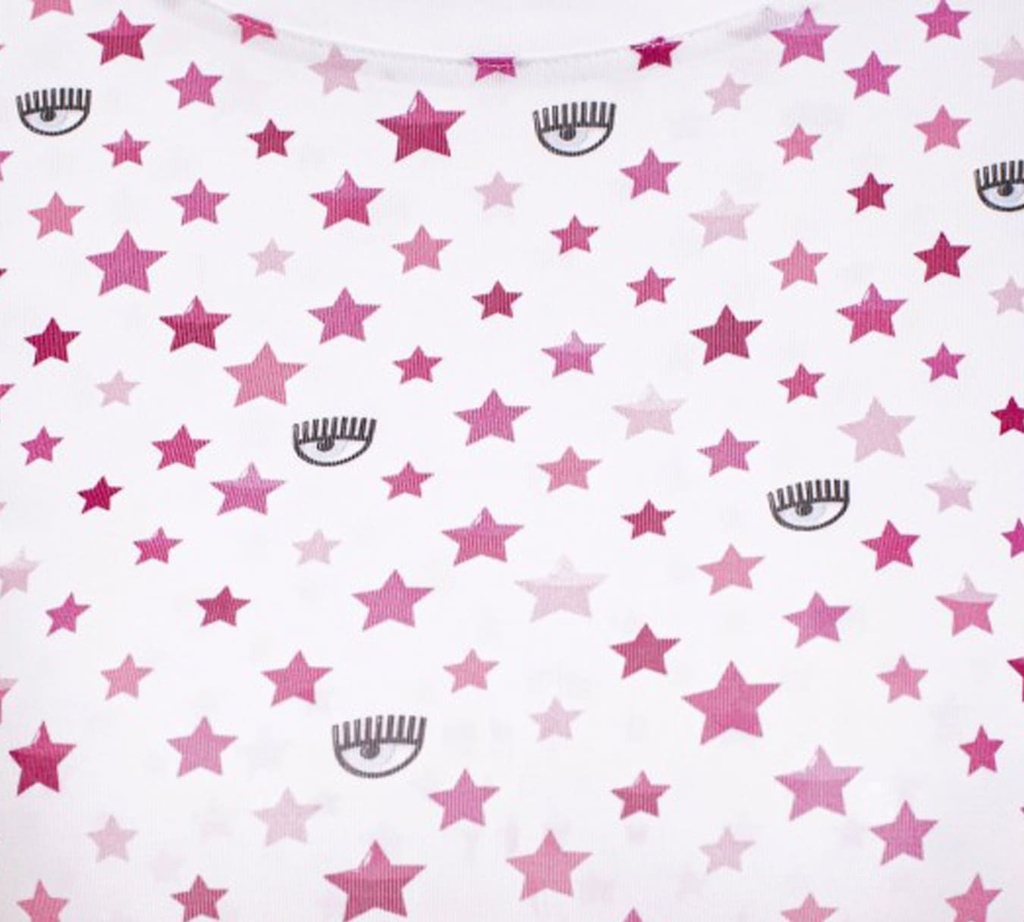 Chiara Ferragni - FRANELA BLANCA CON ESTRELLLAS