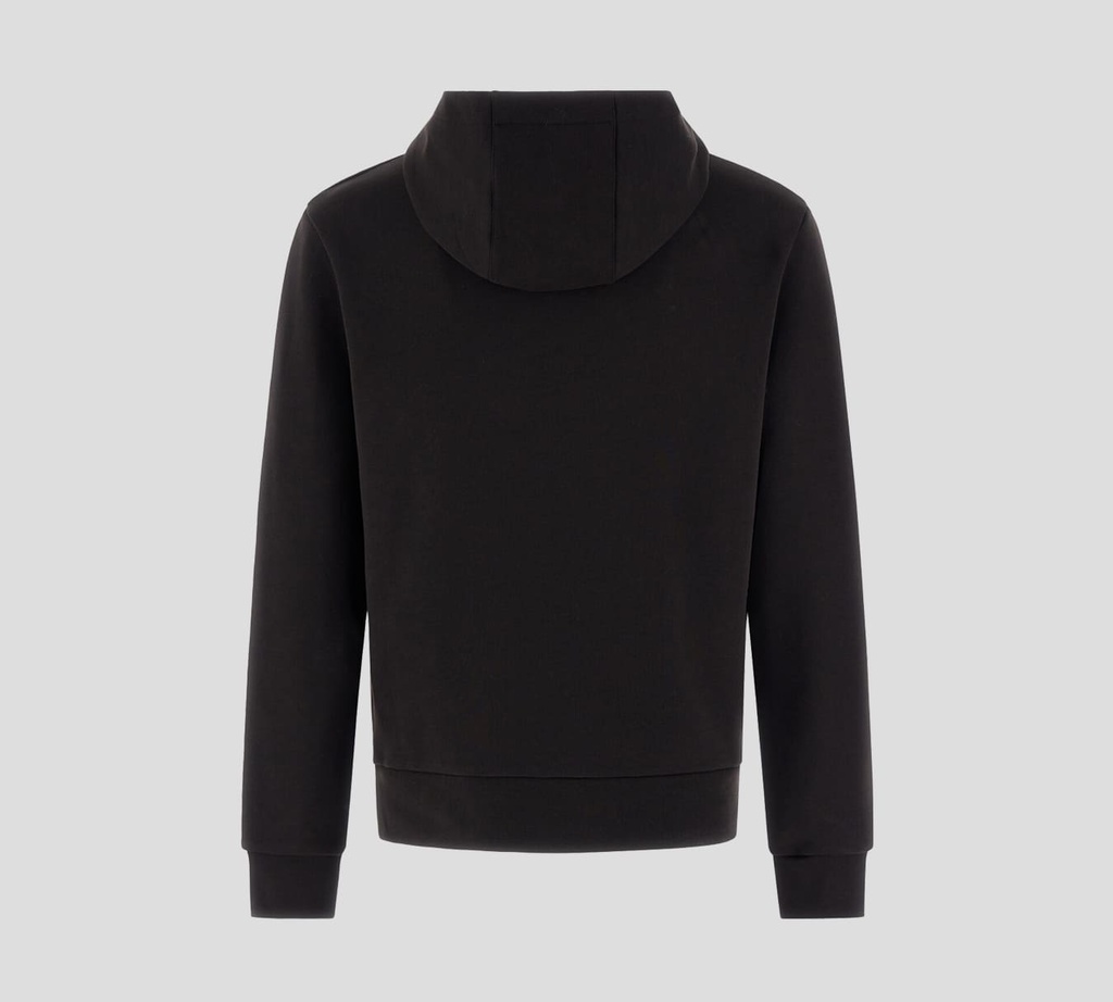 Herno - SWEATER NEGRO CON CAPUCHA