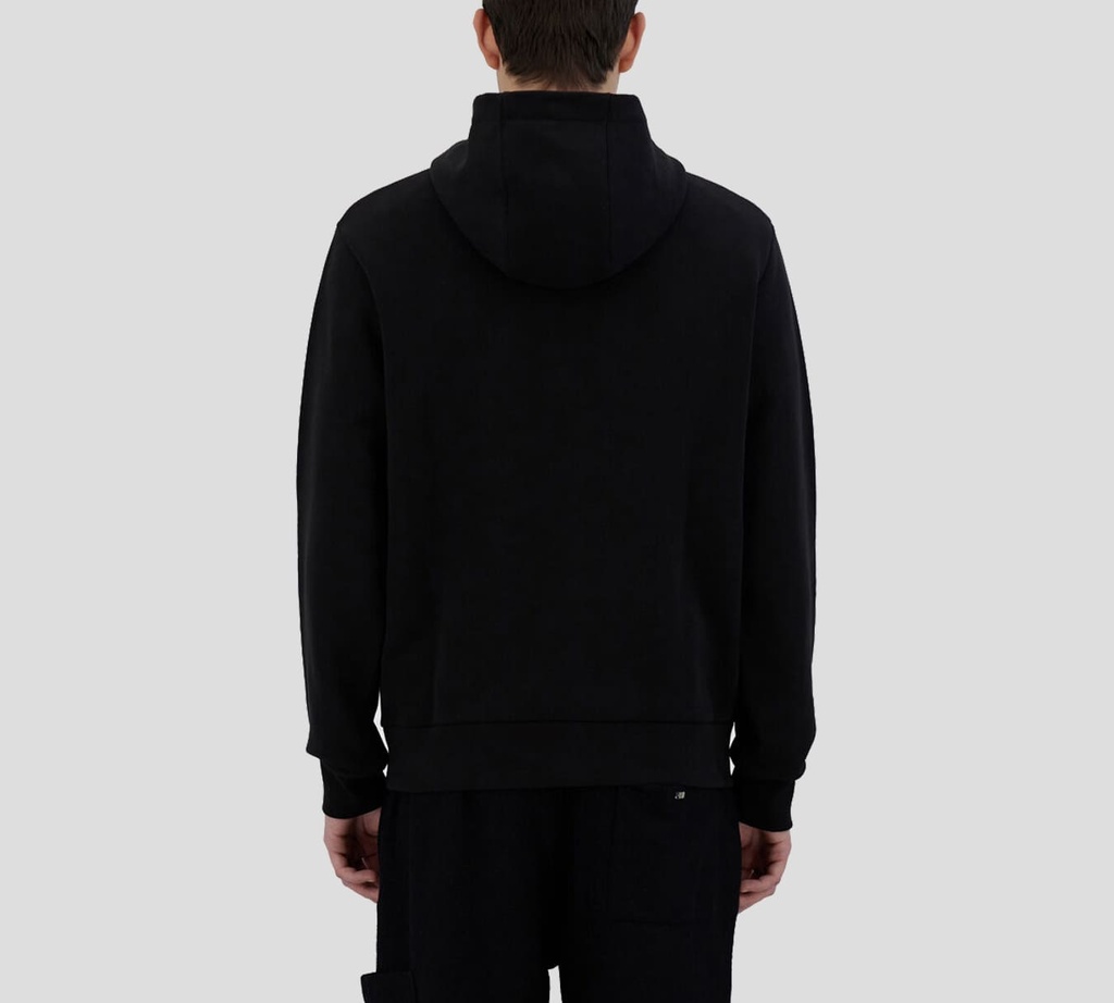 Herno - SWEATER NEGRO CON CAPUCHA