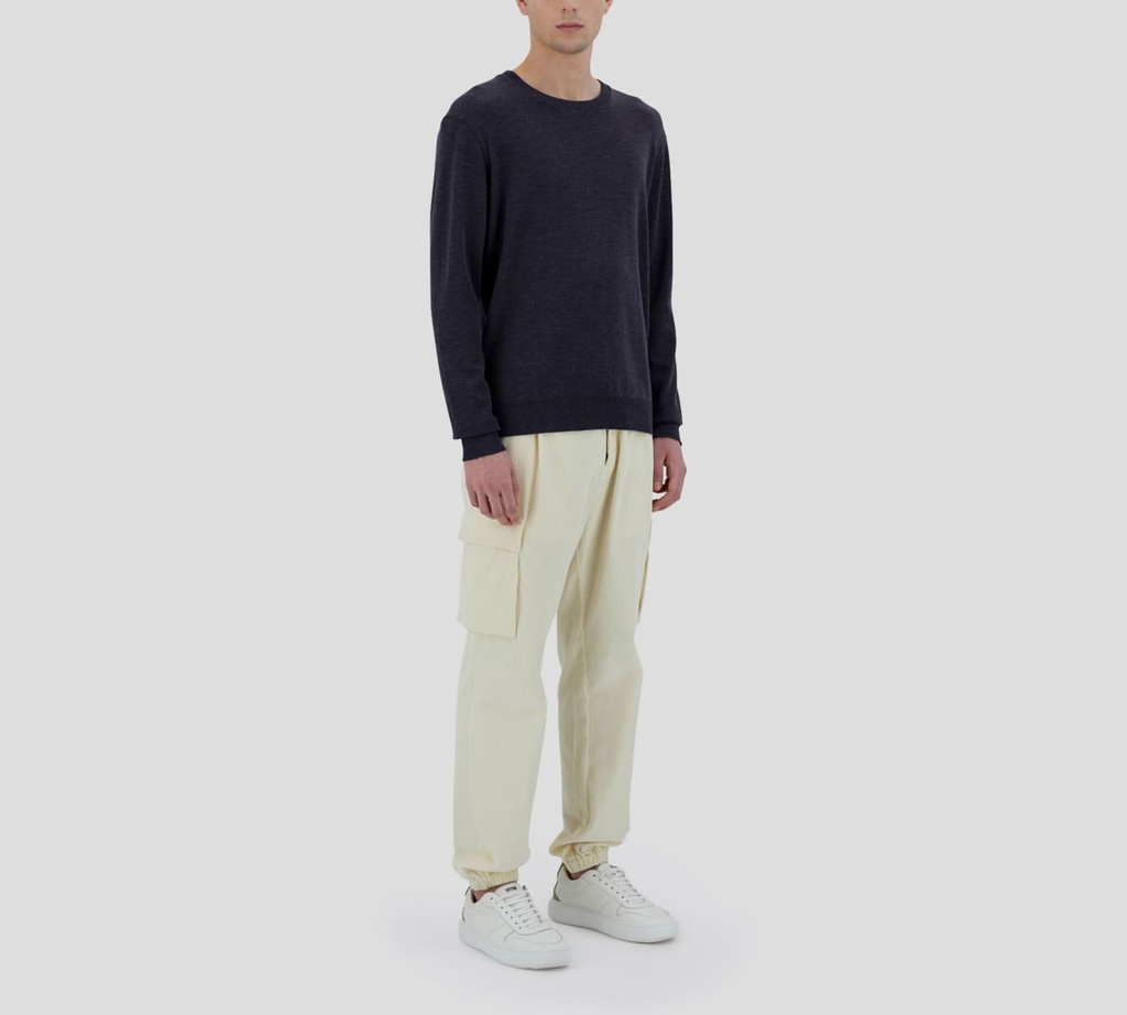 Herno - SWEATER NEGRO CUELLO REDONDO