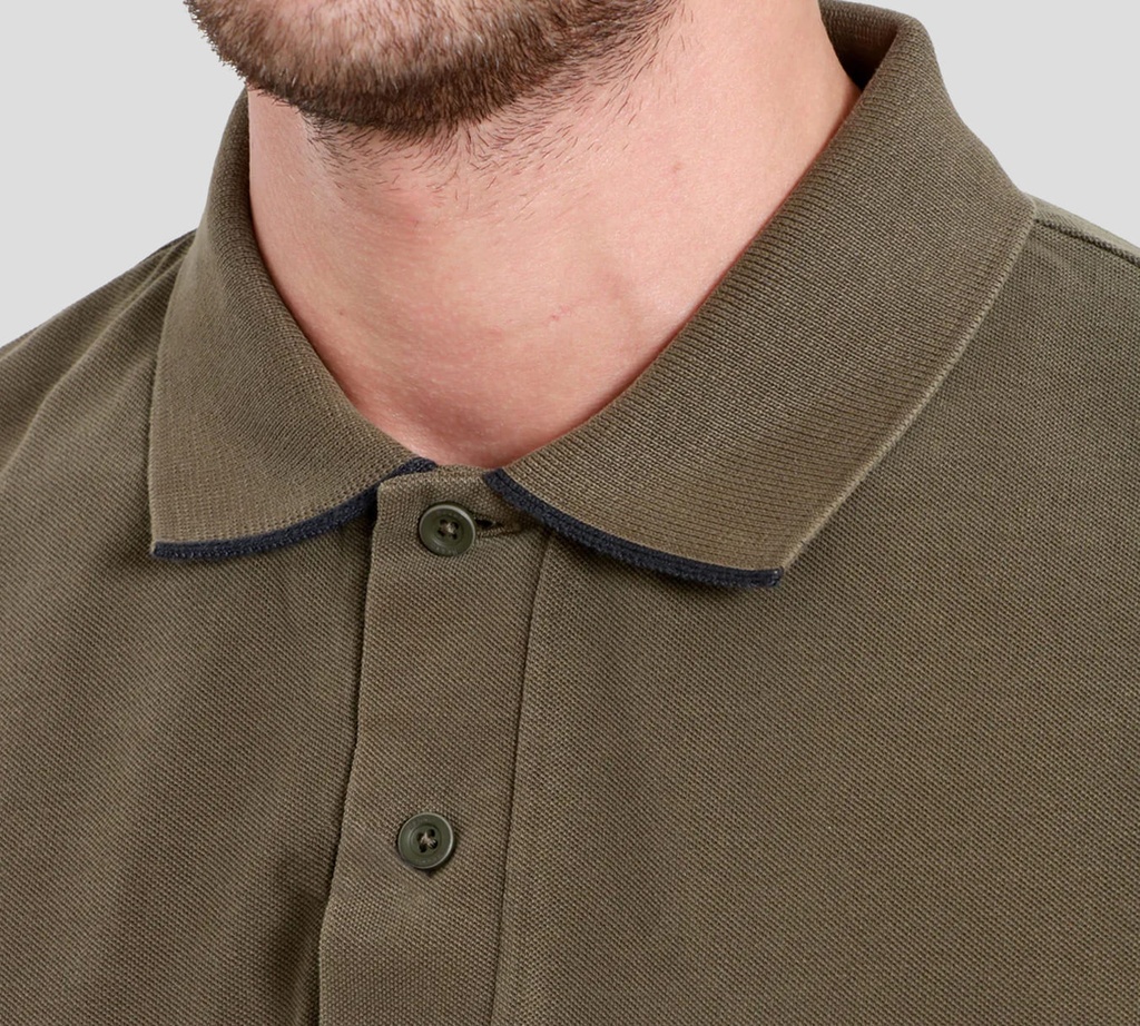 Herno - POLO DE PUNTO VERDE