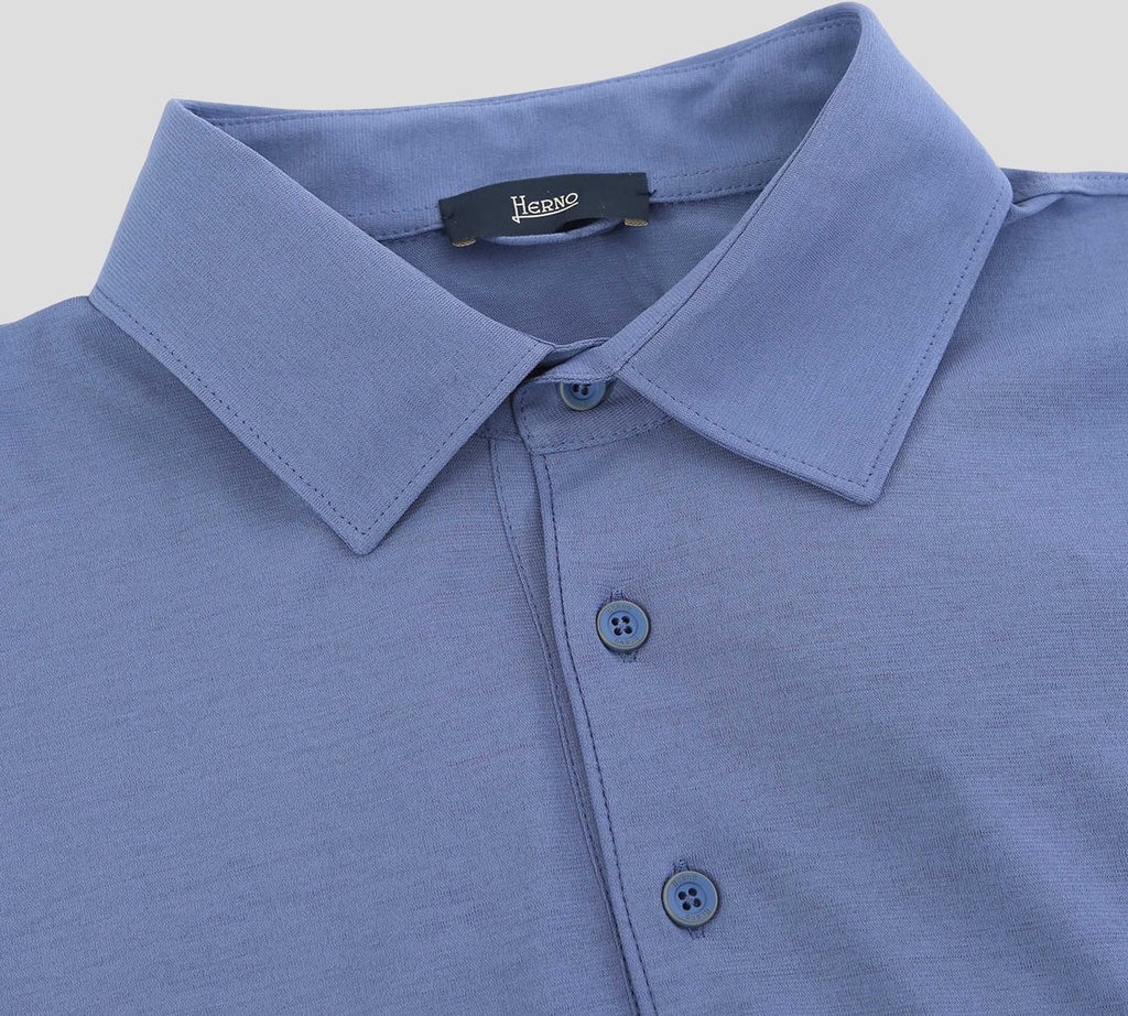 Herno - POLO AZUL CLARO BASICA