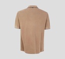 Herno - POLO CAMEL CON BORDADO H Y LINEA EN EL CUELLO