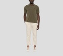 Herno - POLO VERDE MILITAR CON BORDADO H Y LINEA EN CUELLO