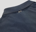 Herno - POLO AZUL OSCURO CON BORDADO H Y LINEA EN CUELLO