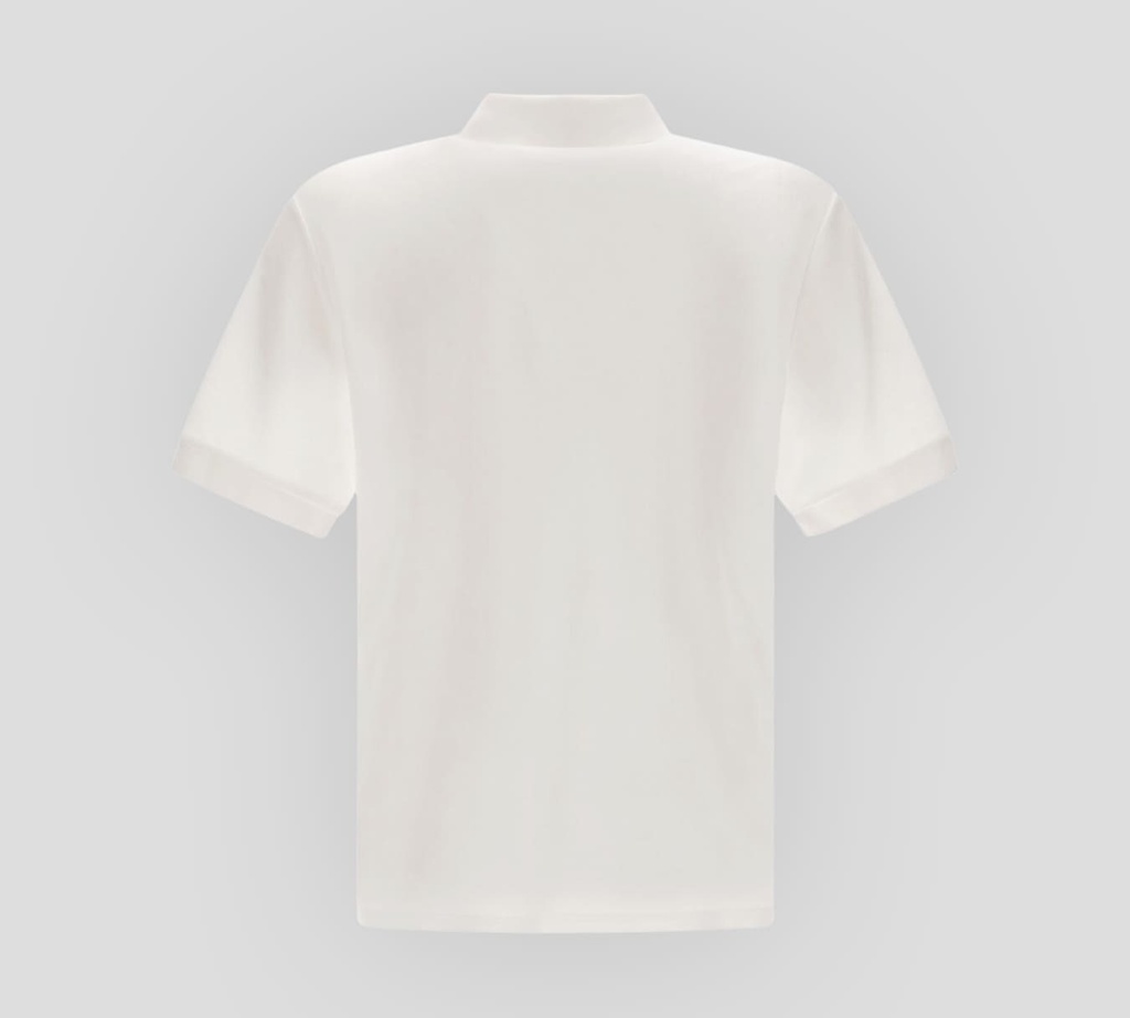 Herno - POLO BLANCA CON BORDADO H