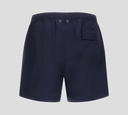 Herno - SHORT AZUL OSCURO CON LIGA