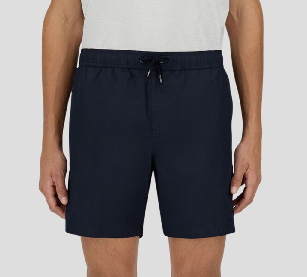 Herno - SHORT AZUL OSCURO CON LIGA