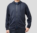 Herno - CARDIGAN TIPO SUDADERA DE PUNTO AZUL