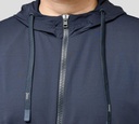Herno - CARDIGAN TIPO SUDADERA DE PUNTO AZUL