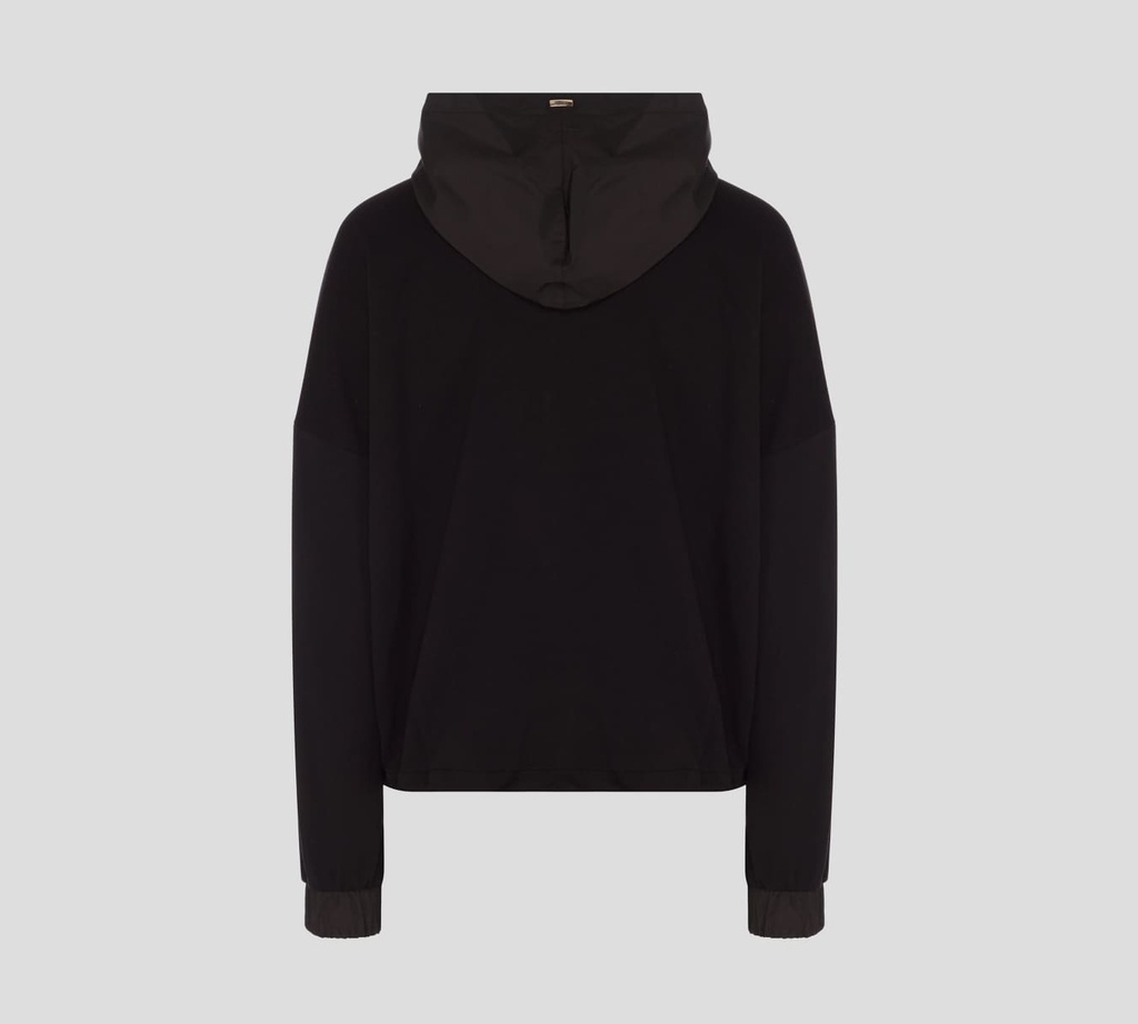Herno - SWEATER NEGRO DE ALGODÓN