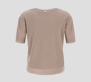 Herno - FRANELA GRIS BASICA CUELLO REDONDO
