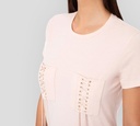 Elisabetta Franchi - FRANELA CON BOLSILLOS Y CADENAS AR6