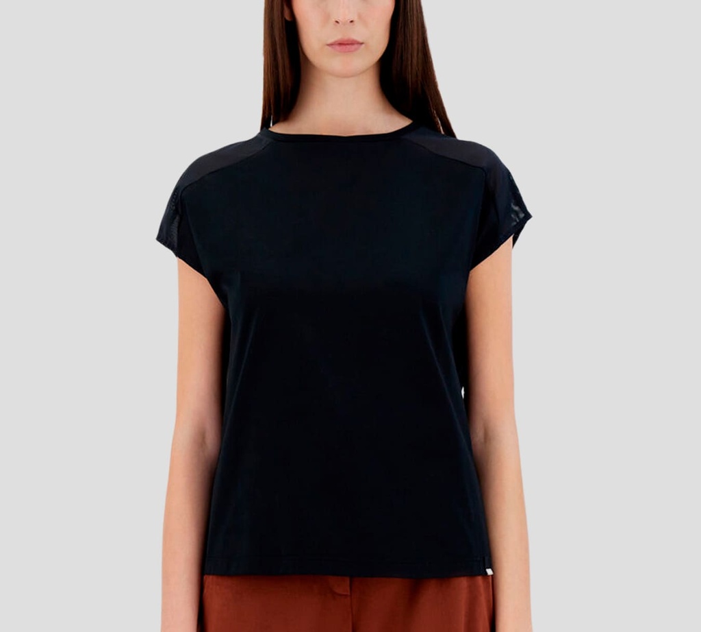 Herno - BLUSA DE PUNTO NEGRO