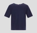 Herno - BLUSA AZUL OSCURO BASICA