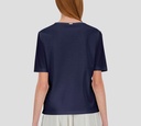 Herno - BLUSA AZUL OSCURO BASICA