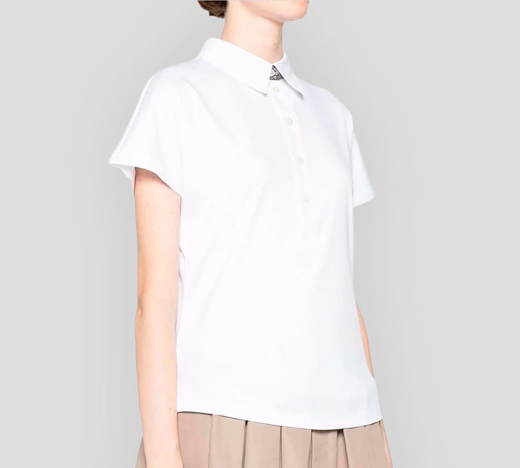 Herno - CAMISA BLANCA MANGA CORTA