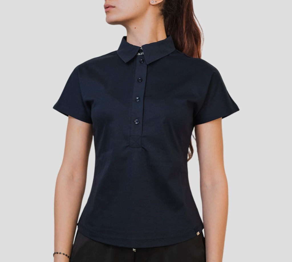 Herno - CAMISA AZUL OSCURO MANGA CORTA