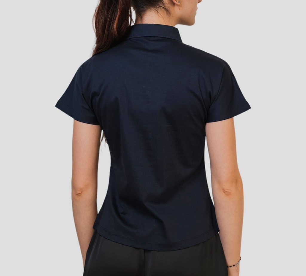 Herno - CAMISA AZUL OSCURO MANGA CORTA