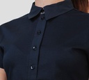 Herno - CAMISA AZUL OSCURO MANGA CORTA