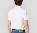 Jacob Cohen - POLO CLASICA BLANCA CON LINEAS DORADAS Y RAQUETA BORDADA