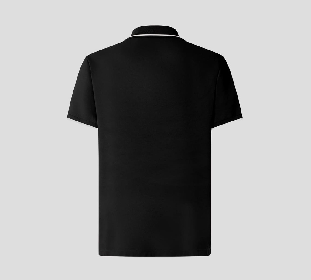 Jacob Cohen - POLO CLASICA NEGRA CON LINEAS GRISES