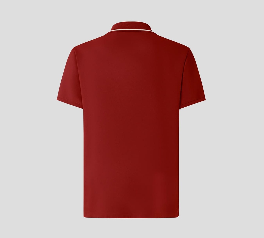 Jacob Cohen - POLO ROJA CON LINEAS ROSADAS