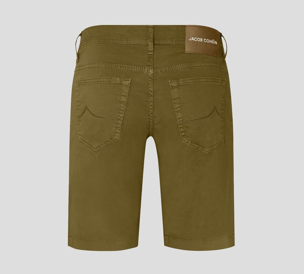 Jacob Cohen - BERMUDA VERDE OLIVA CON PAÑUELO