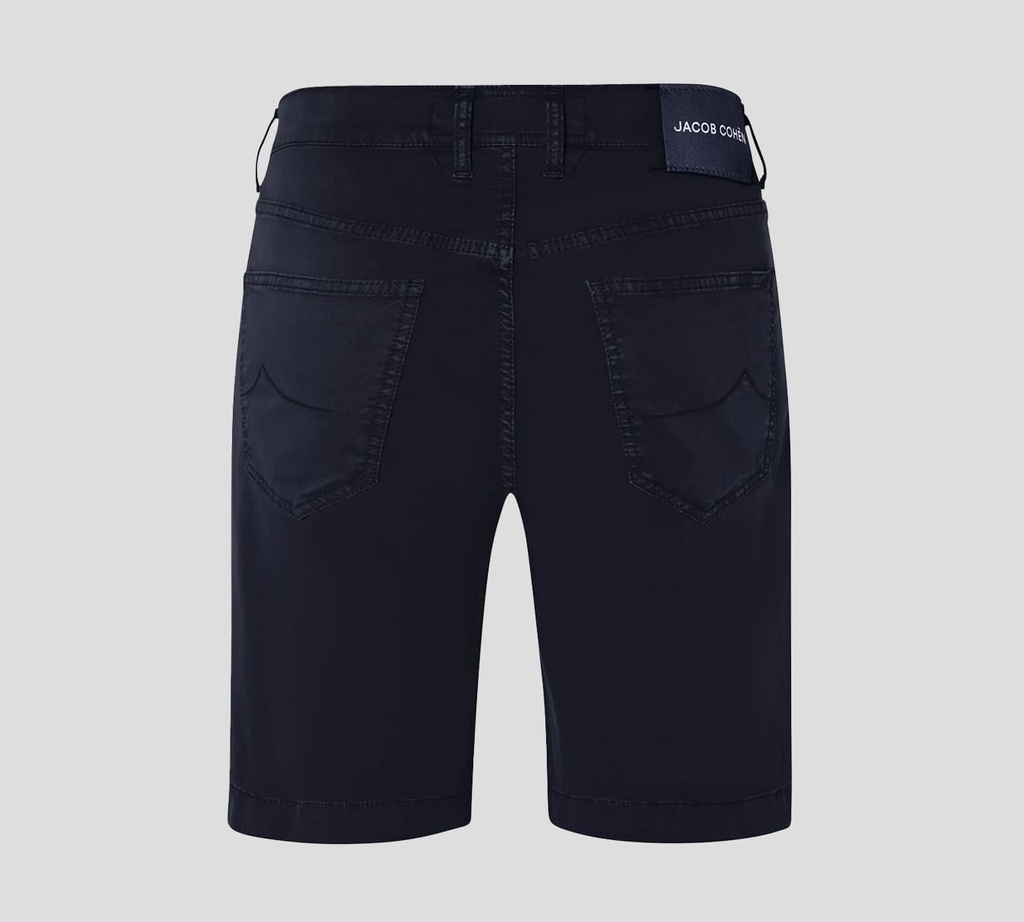 Jacob Cohen - BERMUDA AZUL OSCURO CON PAÑUELO