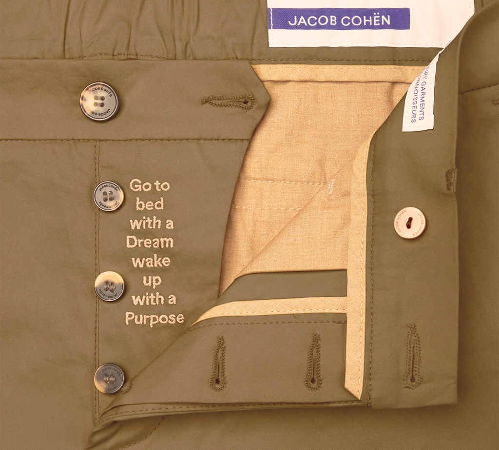 Jacob Cohen - PANTALON CASUAL BEIGE CON LIGA