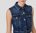 Elisabetta Franchi - CHALECO DE JEANS